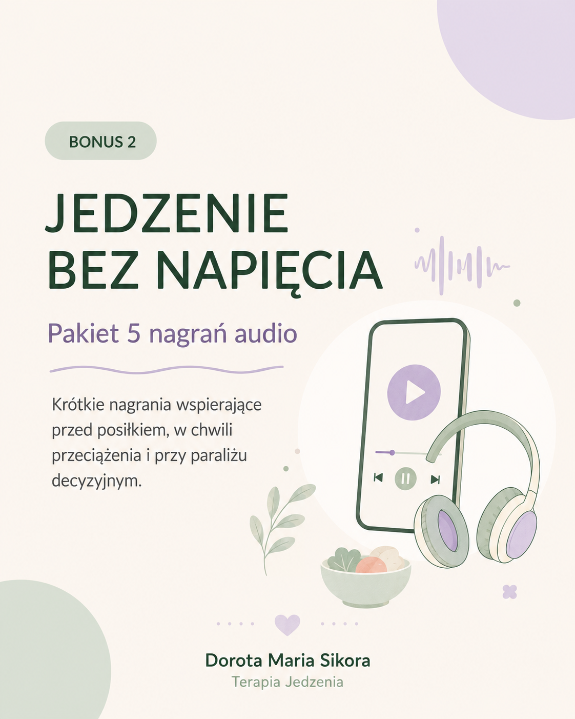 Jedzenie w ADHD i w spektrum autyzmu. Jak skutecznie radzić sobie z lękiem, wrażliwością sensoryczną i paraliżem w kuchni. Workbook dla nastolatków i dorosłych + BONUSY - obrazek 6