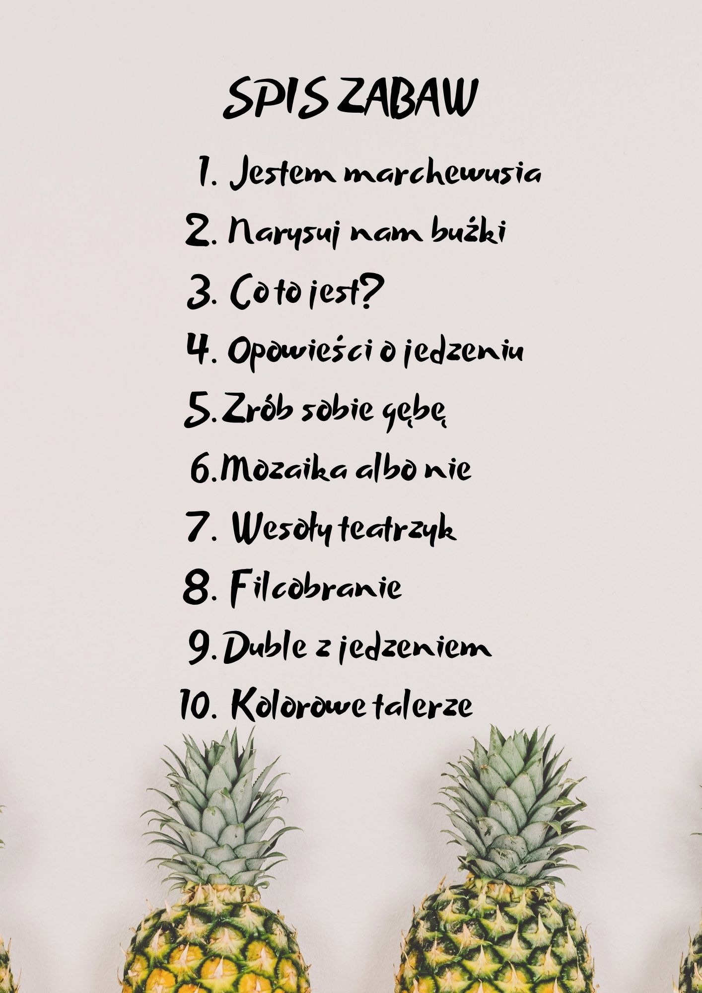 Zabawy (z) jedzeniem - obrazek 4